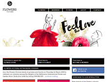 Tablet Screenshot of flowersvic.com.au